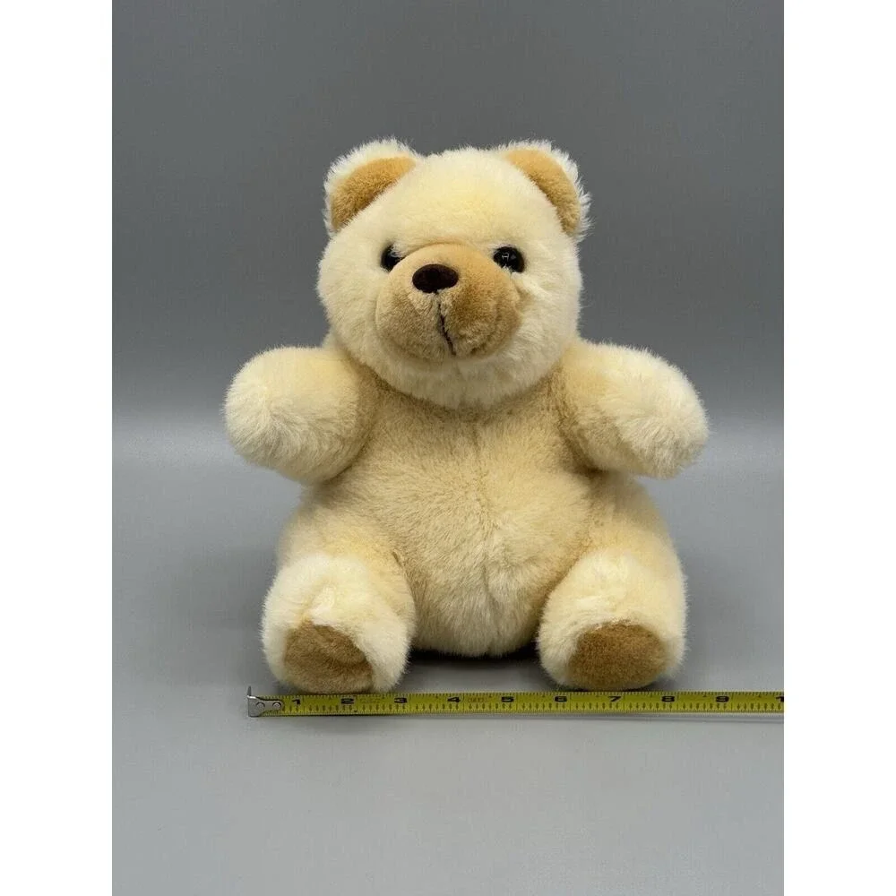 Beige Brown Polar Bear Plush 11